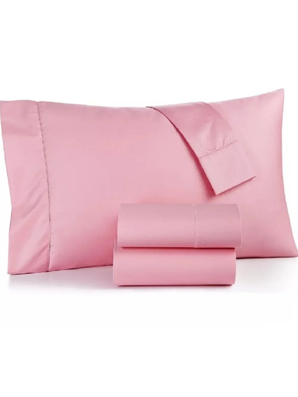 2 Charter Club Damask SOLID 550TC Cotton CAL KING XDeep Sheet Sets PURPLE + PINK